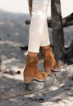 Ankle Boot Lieve Biker Ankle Boot Mid Brown