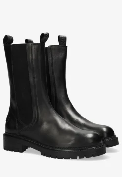 Chelsea-Boot Tirza Schwarz Fur Damen | Shabbies Amsterdam