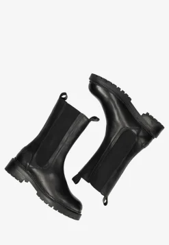 Chelsea-Boot Tirza Schwarz Fur Damen | Shabbies Amsterdam