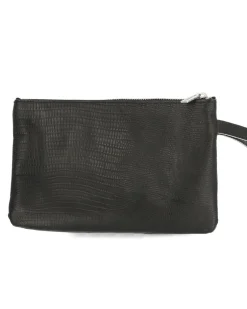 Clutch No Waste Leather Schwarz| Shabbies Amsterdam