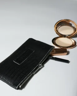 Etui Pencil Case No Waste Leather Schwarz| Shabbies Amsterdam