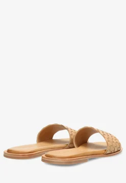 Geflochtene Slipper Gegerbtes Leder Sand | Shabbies Amsterdma