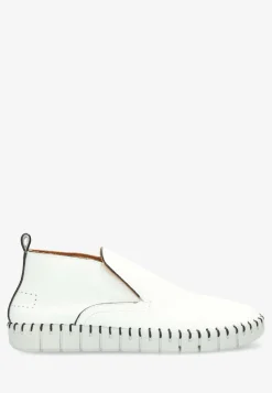 Loafer High With Flexible Sole Heavy Grain Leather White