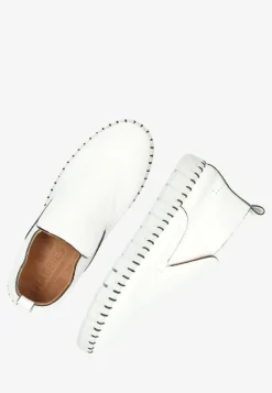 Loafer High With Flexible Sole Heavy Grain Leather White