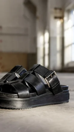 Pantolette Maro Schwarz Fur Damen | Shabbies Amsterdam