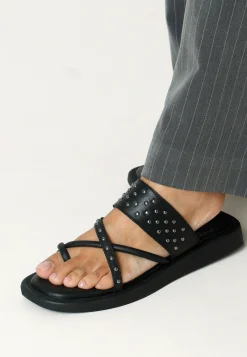 Pantolette Mucia Schwarz Fur Damen | Shabbies Amsterdam