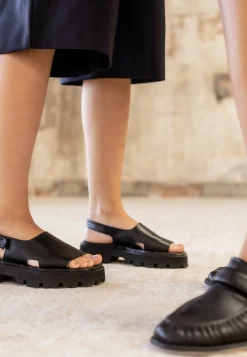 Sandale Dini Schwarz Fur Damen | Shabbies Amsterdam