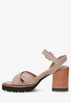 Sandalette Gepolstert Taupe