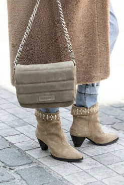 Shabbies By Wendy Stiefelette Binas Taupe | Shabbies Amsterdam
