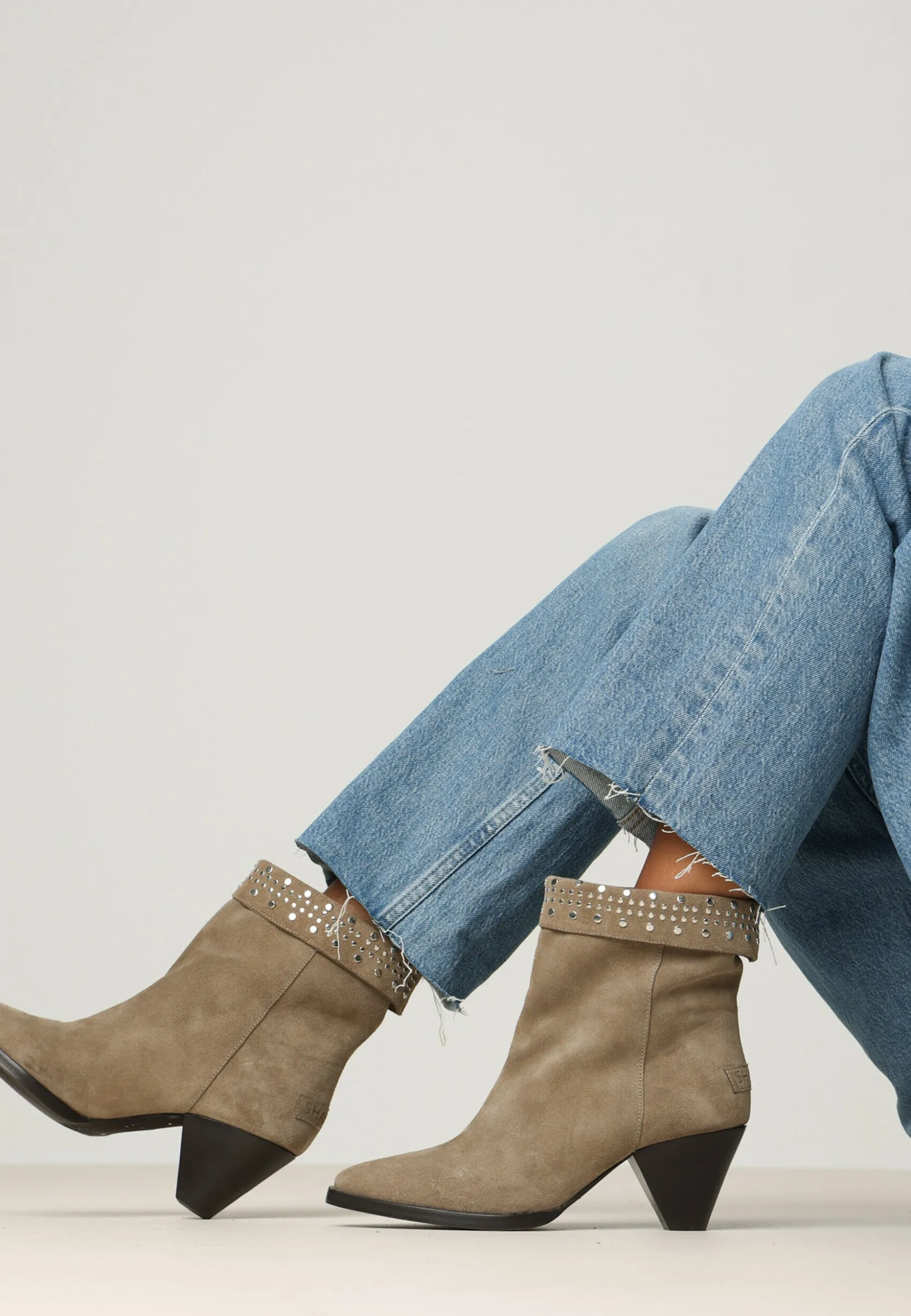 Shabbies By Wendy Stiefelette Binas Taupe | Shabbies Amsterdam