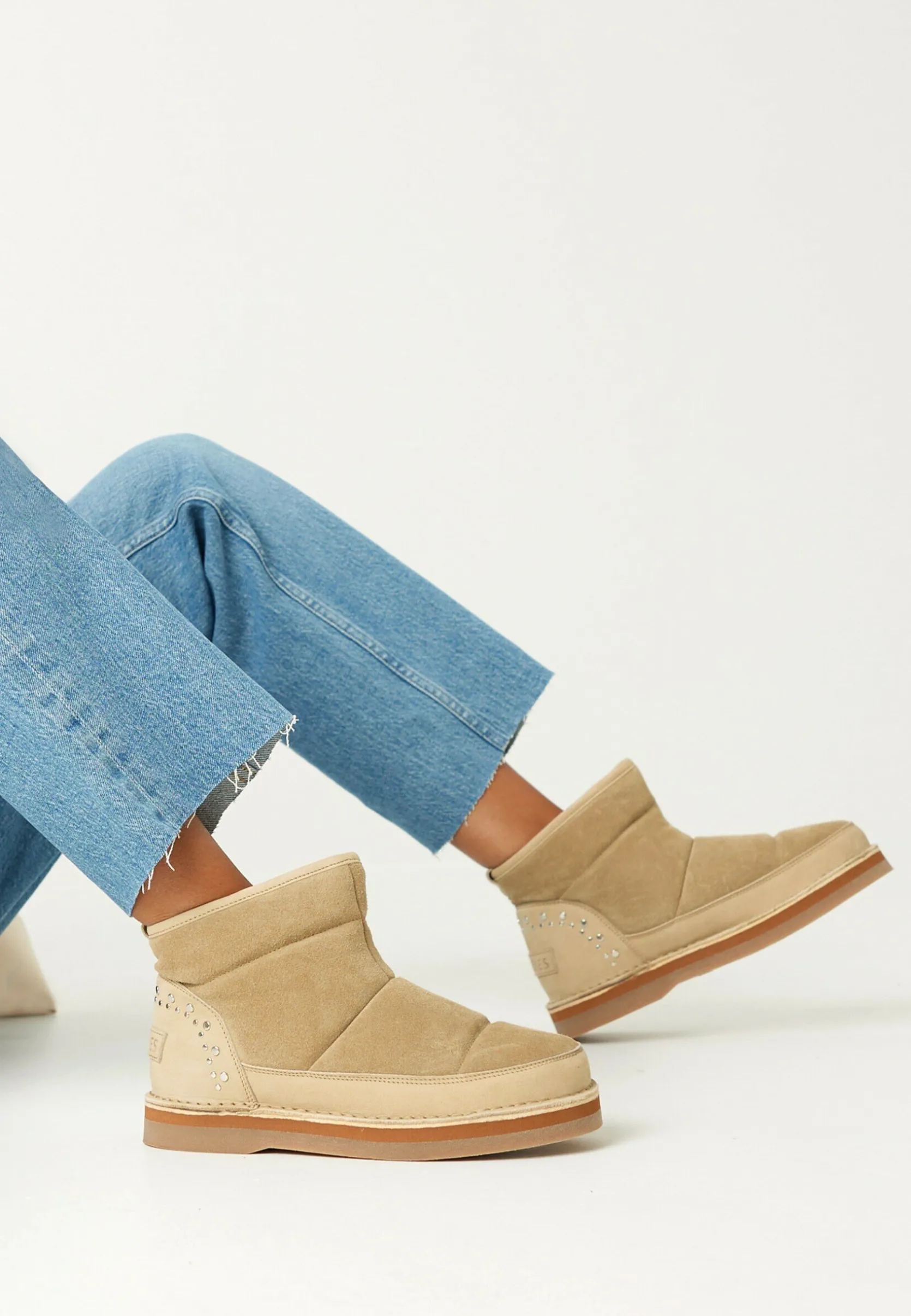 Shabbies By Wendy Stiefelette Moon Beige | Shabbies Amsterdam