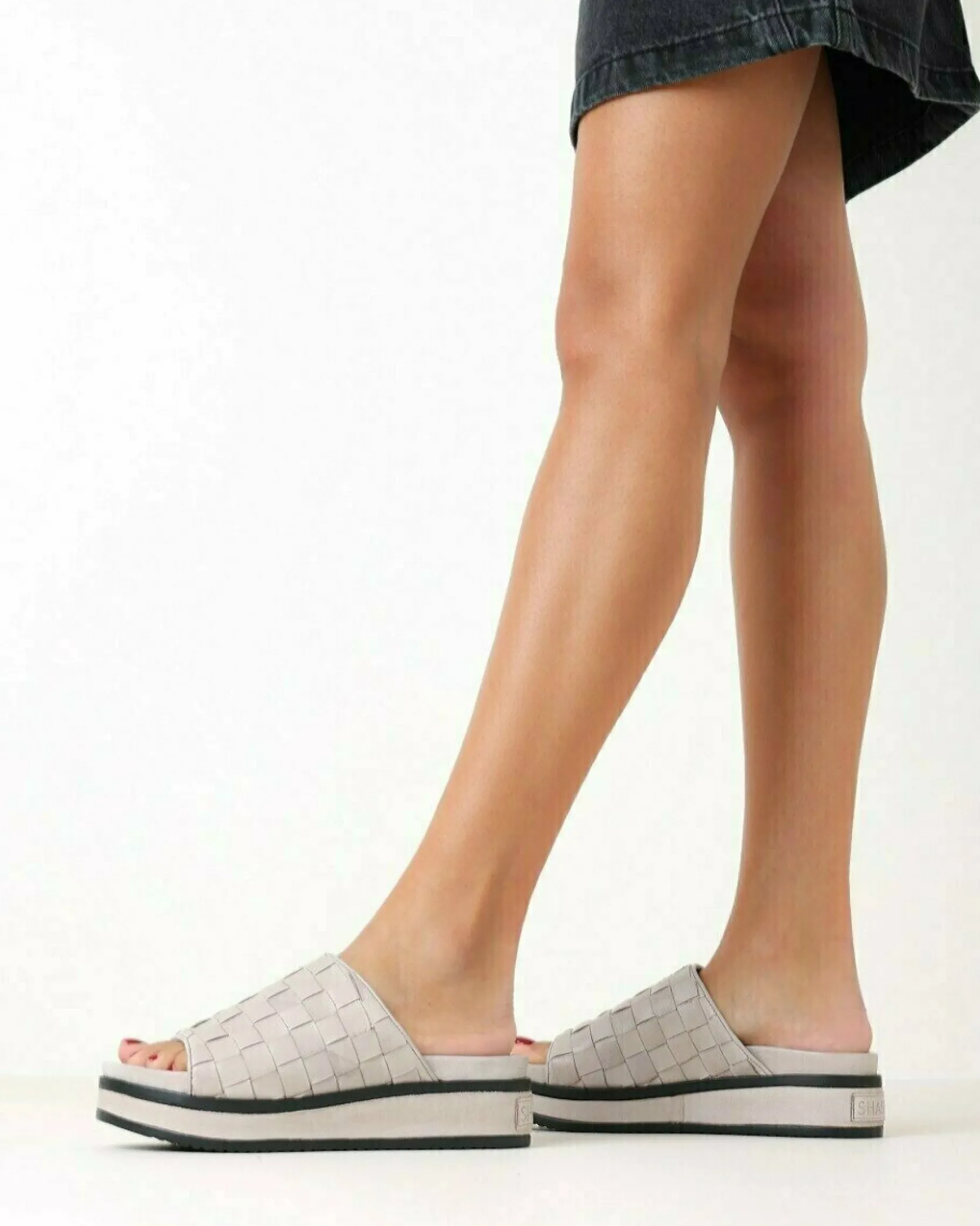 Slipper Geflochten Nude