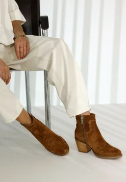 Stiefelette Julie Cognac Fur Damen | Shabbies Amsterdam