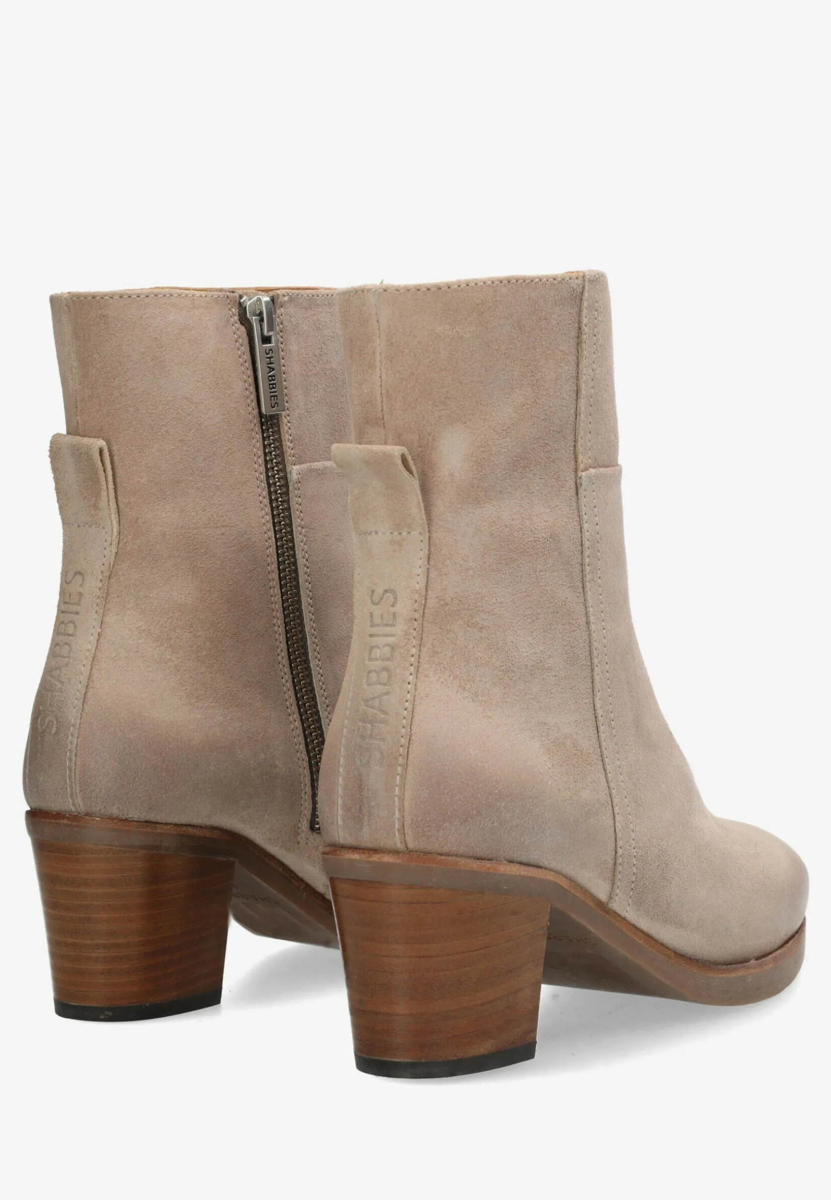 Stiefelette Lieve Leichtes Taupe Fur Damen | Shabbies Amsterdam