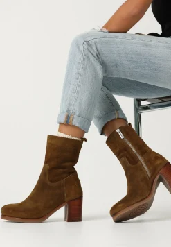 Stiefelette Lieve Teal Warmes Braun | Shabbies Amsterdam