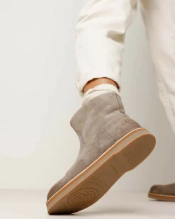 Stiefelette Palissa Taupe Fur Damen | Shabbies Amsterdam