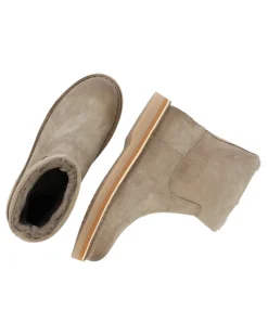 Stiefelette Palissa Taupe Fur Damen | Shabbies Amsterdam