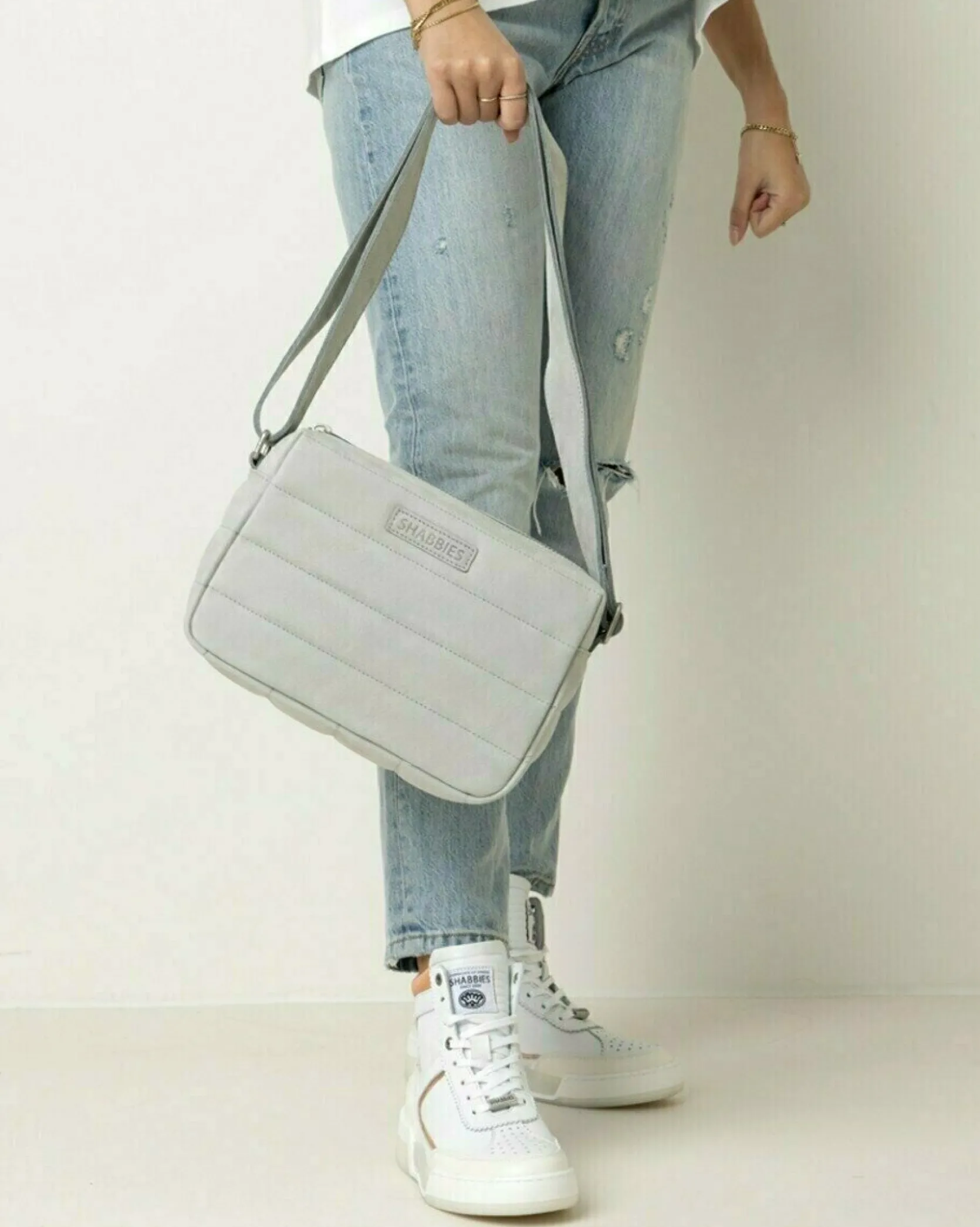 Umhangetasche Gepolstert Grau